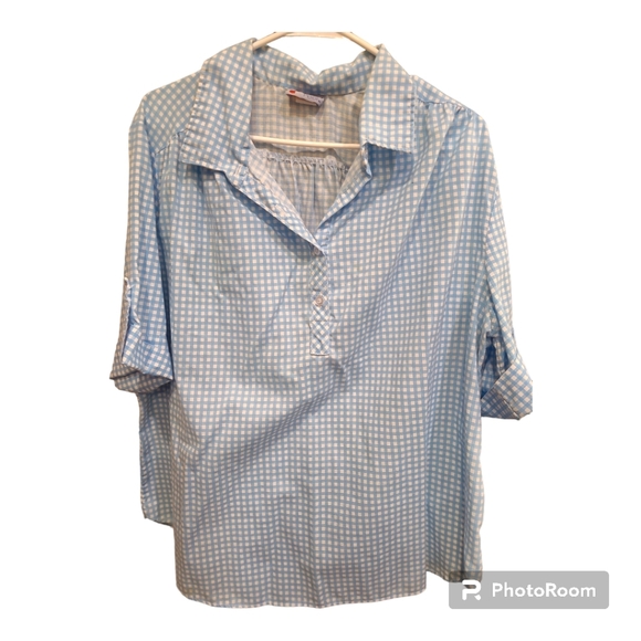 Vintage top 2x Blue and Pink available - Picture 1 of 5